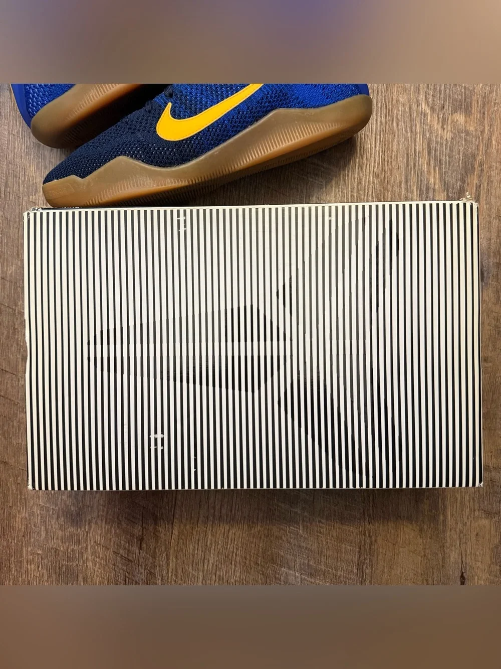 Nike Kobe 11 XI Elite Low FCB Mambacurial Barcelona Blue Yellow Red